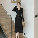 Warm Knit Dress for Women at Events