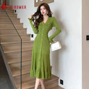 Warm Knit Dress for Women at Events