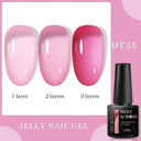 French Gel Varnish Kit Milky White Polish Salon Quality