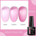 French Gel Varnish Kit Milky White Polish Salon Quality