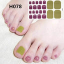 Toenail Sticker Set for Home Use