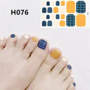 Toenail Sticker Set for Home Use