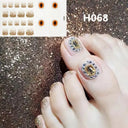 Toenail Sticker Set for Home Use