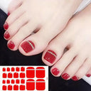 Toenail Sticker Set for Home Use