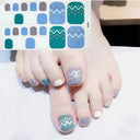 Toenail Sticker Set for Home Use