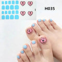 Toenail Sticker Set for Home Use