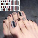 Toenail Sticker Set for Home Use