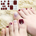 Toenail Sticker Set for Home Use