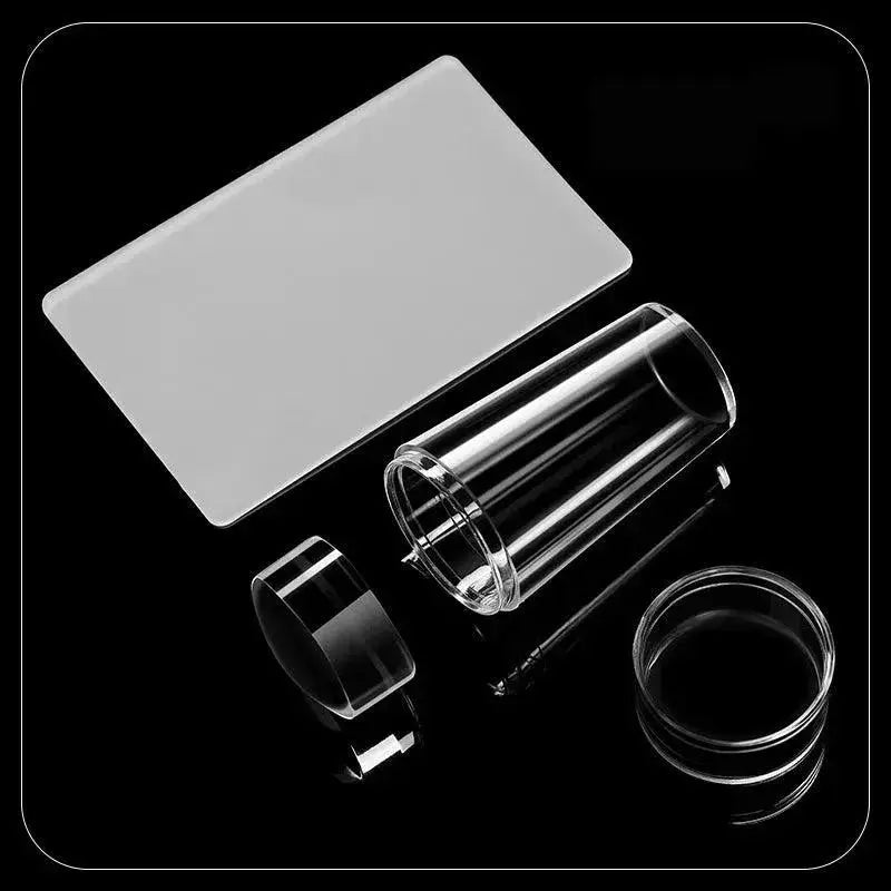 French Manicure Nail Art Stamping Kit Upgrade Your Look Now