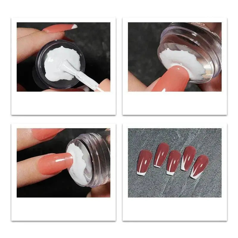 French Manicure Nail Art Stamping Kit Upgrade Your Look Now