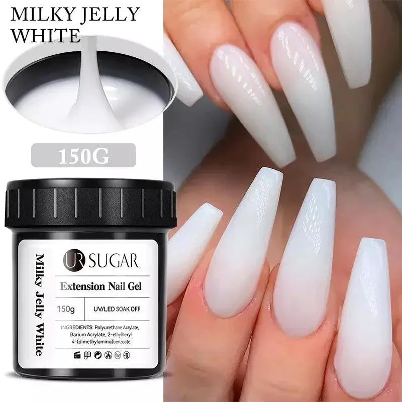 French Milky White Nail Extension Gel Kit Bespoke Beauty Set