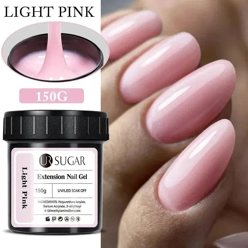 French Milky White Nail Extension Gel Kit Bespoke Beauty Set