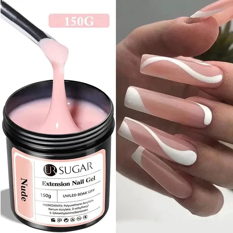 French Milky White Nail Extension Gel Kit Bespoke Beauty Set