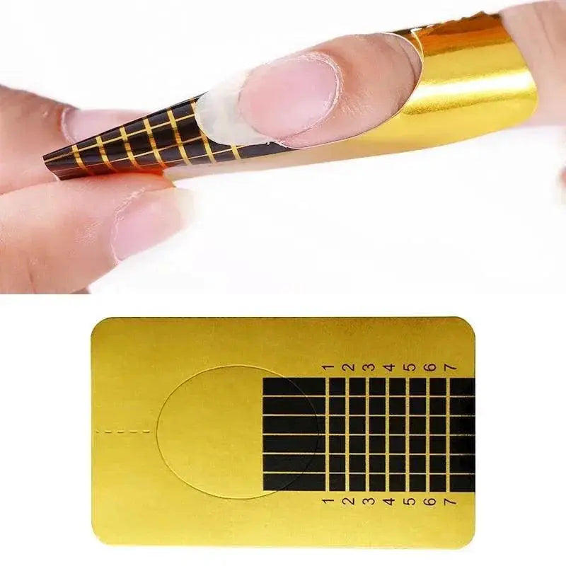 French Nail Extension Forms Precision for Acrylic Gel