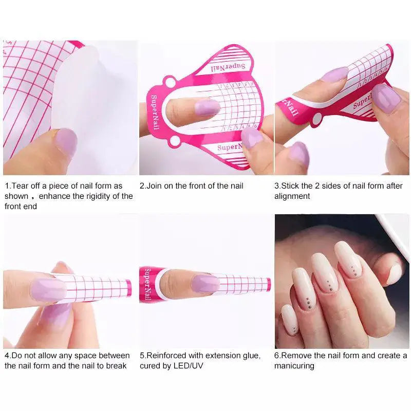French Nail Form Tips For Professional Nail Extensions