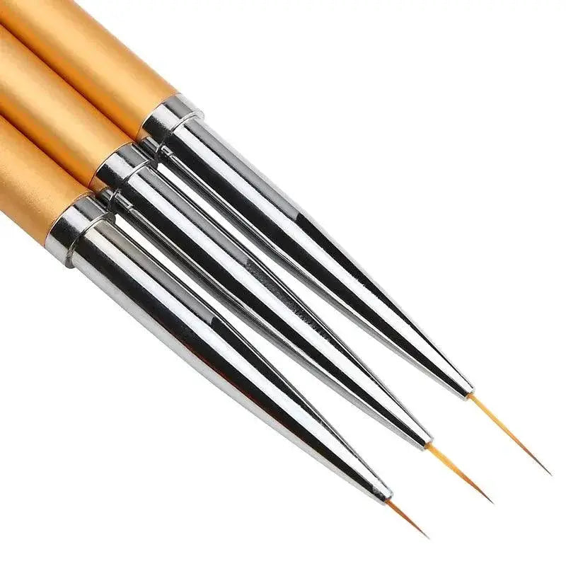 French Stripe Nail Art Liner Brush Set for DIY Manicure