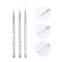 French Stripe Nail Art Liner Brush Set for DIY Manicure