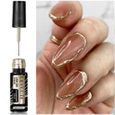 French Style Metallic Gel Nail Polish Kit Mirror Effect Set