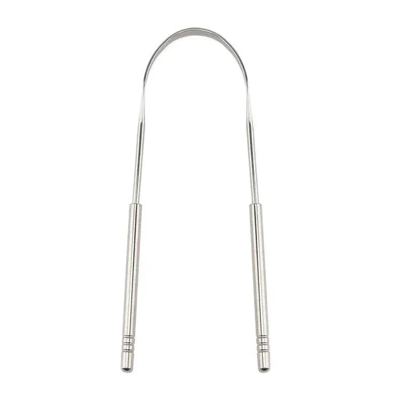 Fresh Breath Stainless Steel Tongue Scraper Set Essential