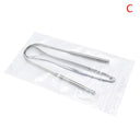 Fresh Breath Steel Tongue Scraper Cleaner for Oral Hygiene