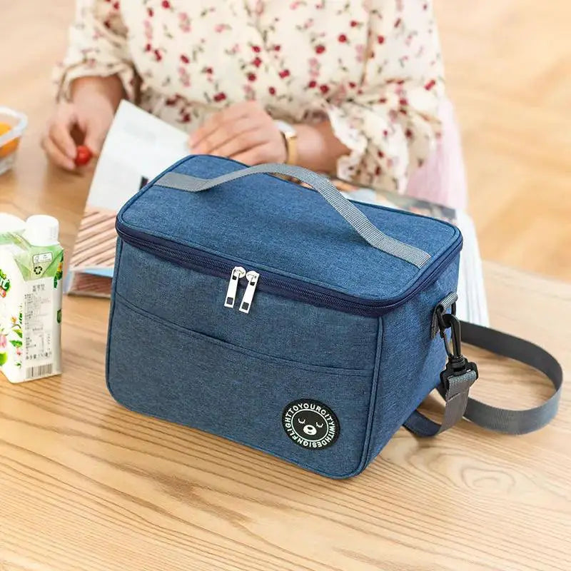 Stylish Insulated Lunch Bag Waterproof Oxford Cloth