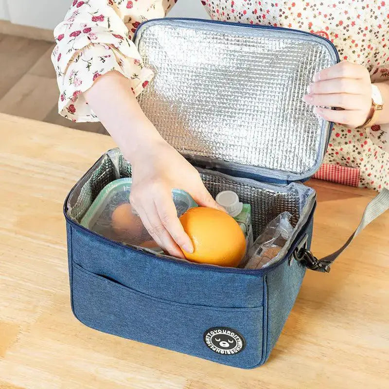 Stylish Insulated Lunch Bag Waterproof Oxford Cloth