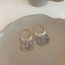 Light Fringe Drop Earrings for Women