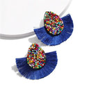 Light Beaded Tassel Earrings for Women