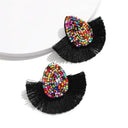 Light Beaded Tassel Earrings for Women