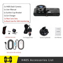 Front And Rear Car Dash Cam With Night Vision Features