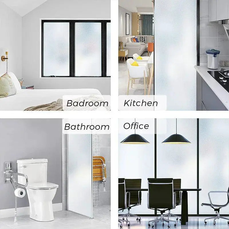 Frosted Glass Film For Privacy And Natural Light At Home