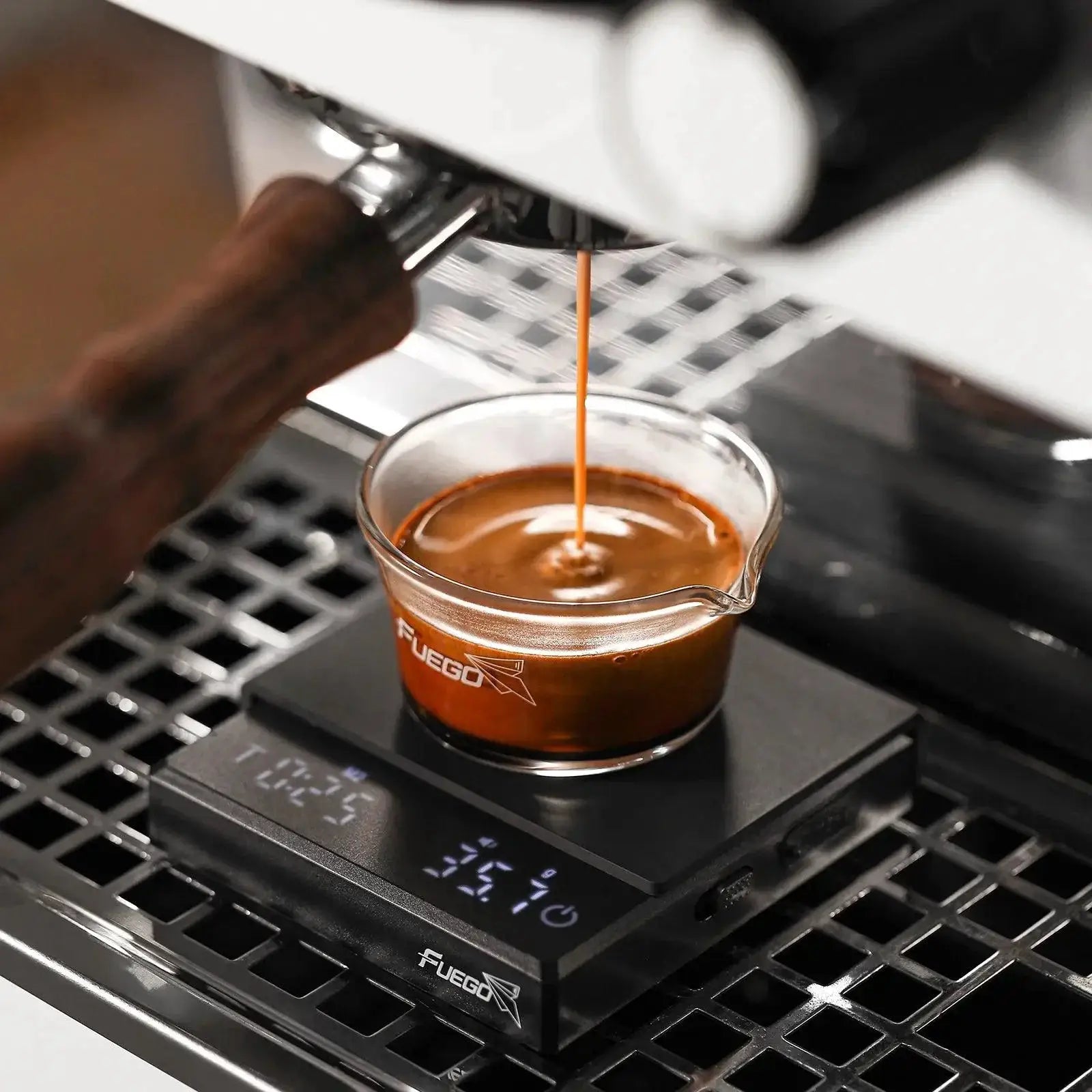 Fuego Coffee Scale With Precision Brewing Timer For Brew