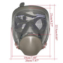 Full Face Protective Gas Mask Industrial Respirator Safety