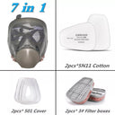 Full Face Protective Gas Mask Industrial Respirator Safety
