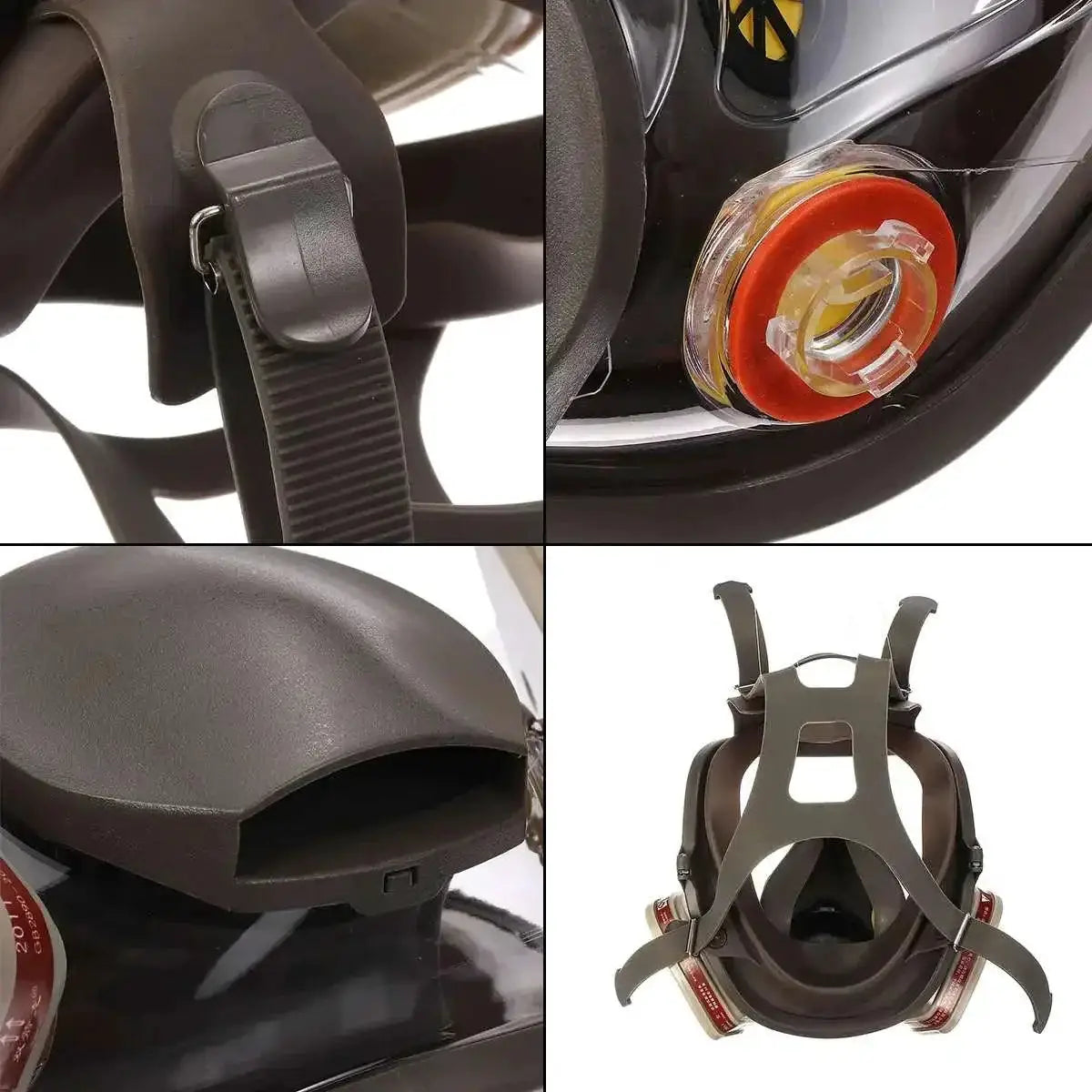 Full Face Protective Gas Mask Industrial Respirator Safety