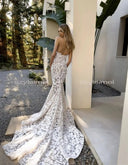 Backless Lace Mermaid Wedding Dress