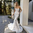 Backless Lace Mermaid Wedding Dress