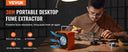 VEVOR Fume Extractor Strong Suction Portable 38W Tool