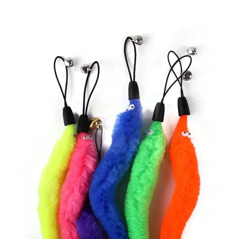 Funny Cat Feather Stick Toy Set For Engaging Kittens