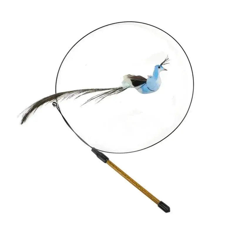 Funny Feather Cat Wand Toy With Bell Interactive Fun