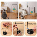 Funny Feather Cat Stick Toy with Bell Interactive Wand Fun