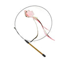 Funny Feather Cat Stick Toy with Bell Interactive Wand Fun