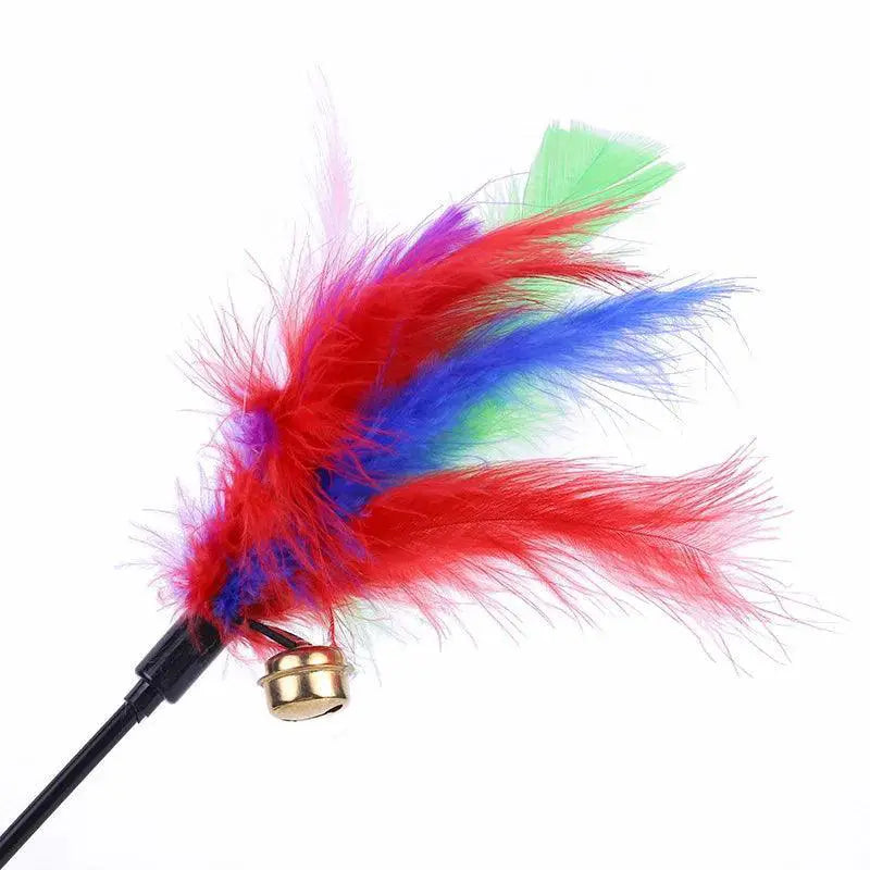 Kitten Teaser Interactive Cat Toy With Bell And Feather