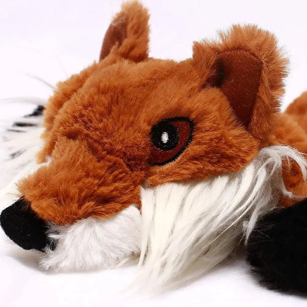 Funny Stuffing Free Dog Toy With Squeakers And Crinkle Sound