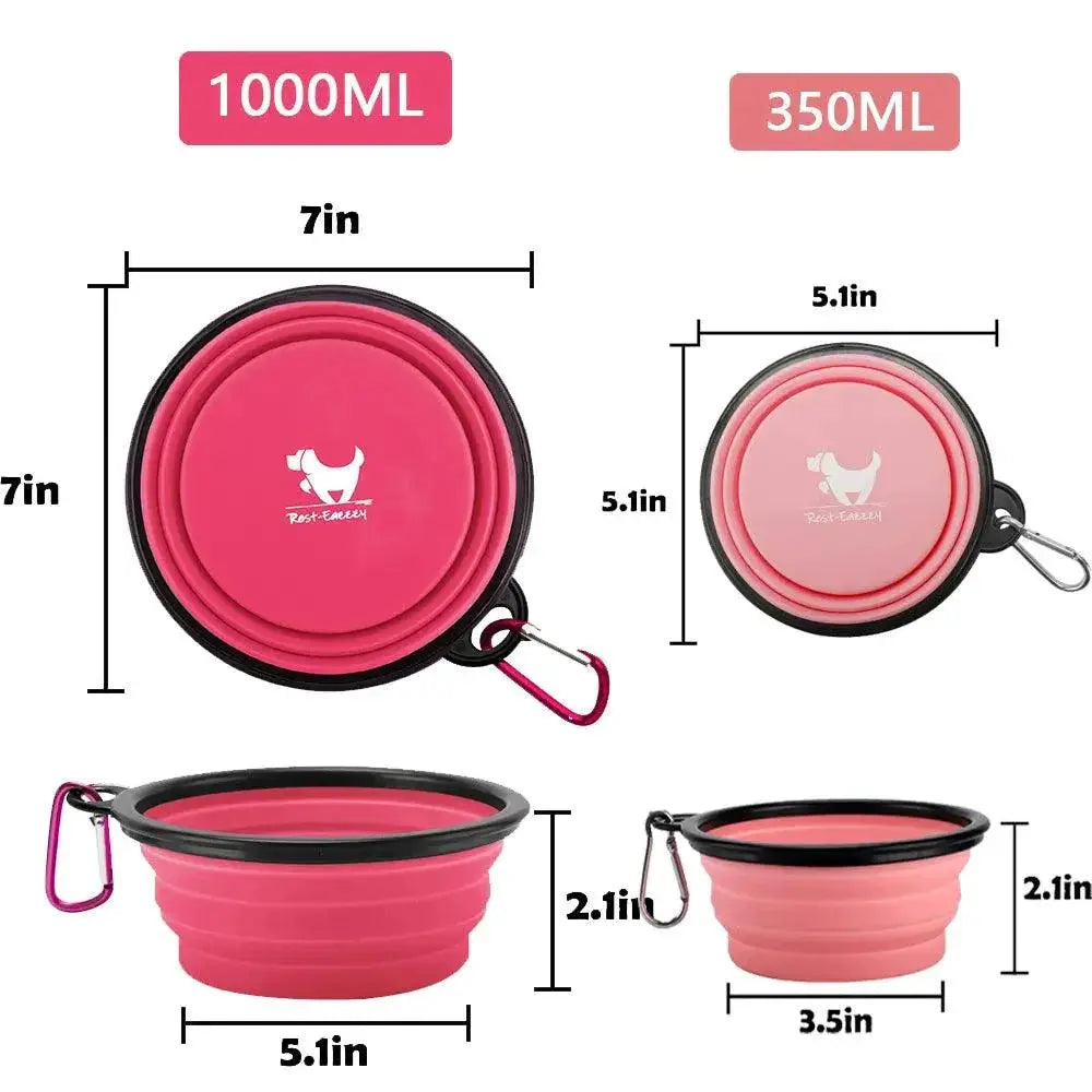Furrybaby Collapsible Dog Silicone Bowl Portable Feeder