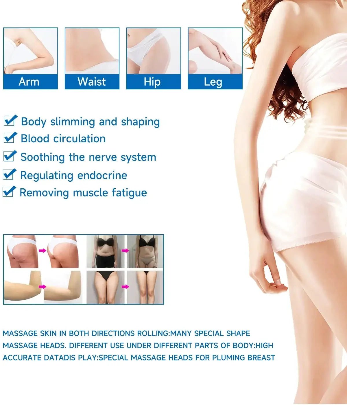 G5 Vibrating Massage Machine For Slimming And Cellulite Reduction At Home