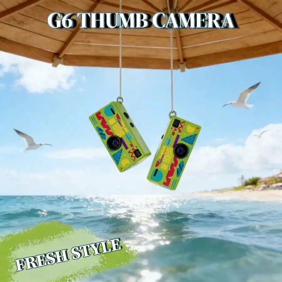 G6 HD Mini Digital Camera Portable Retro Keychain Cam for Vlogging and Travel