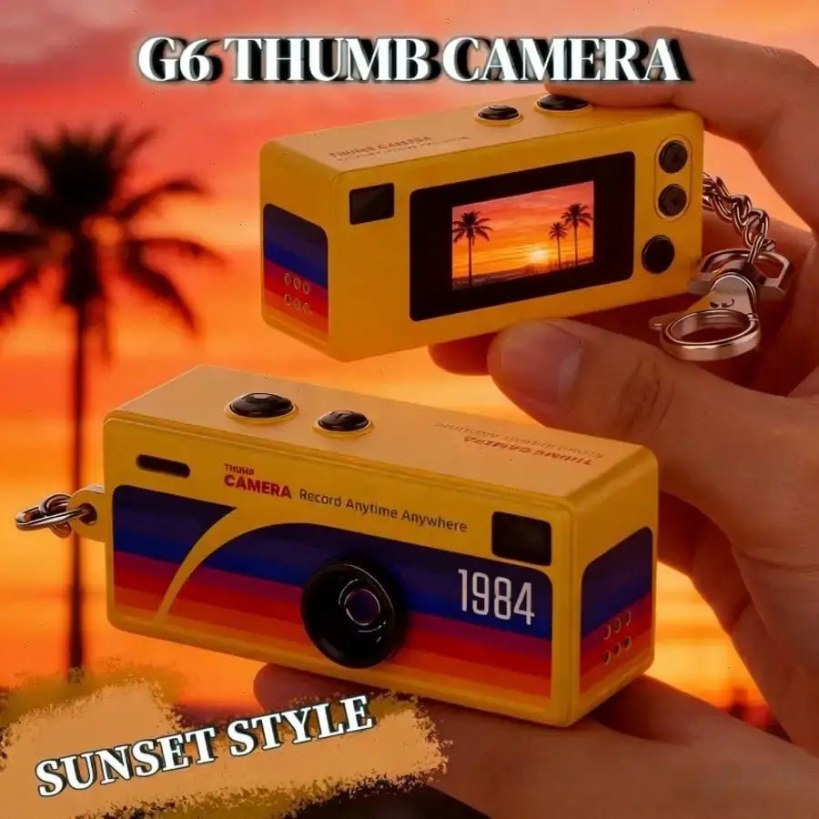 G6 HD Mini Digital Camera Portable Retro Keychain Cam for Vlogging and Travel