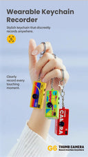 Discreet HD Keychain Camera for Travel