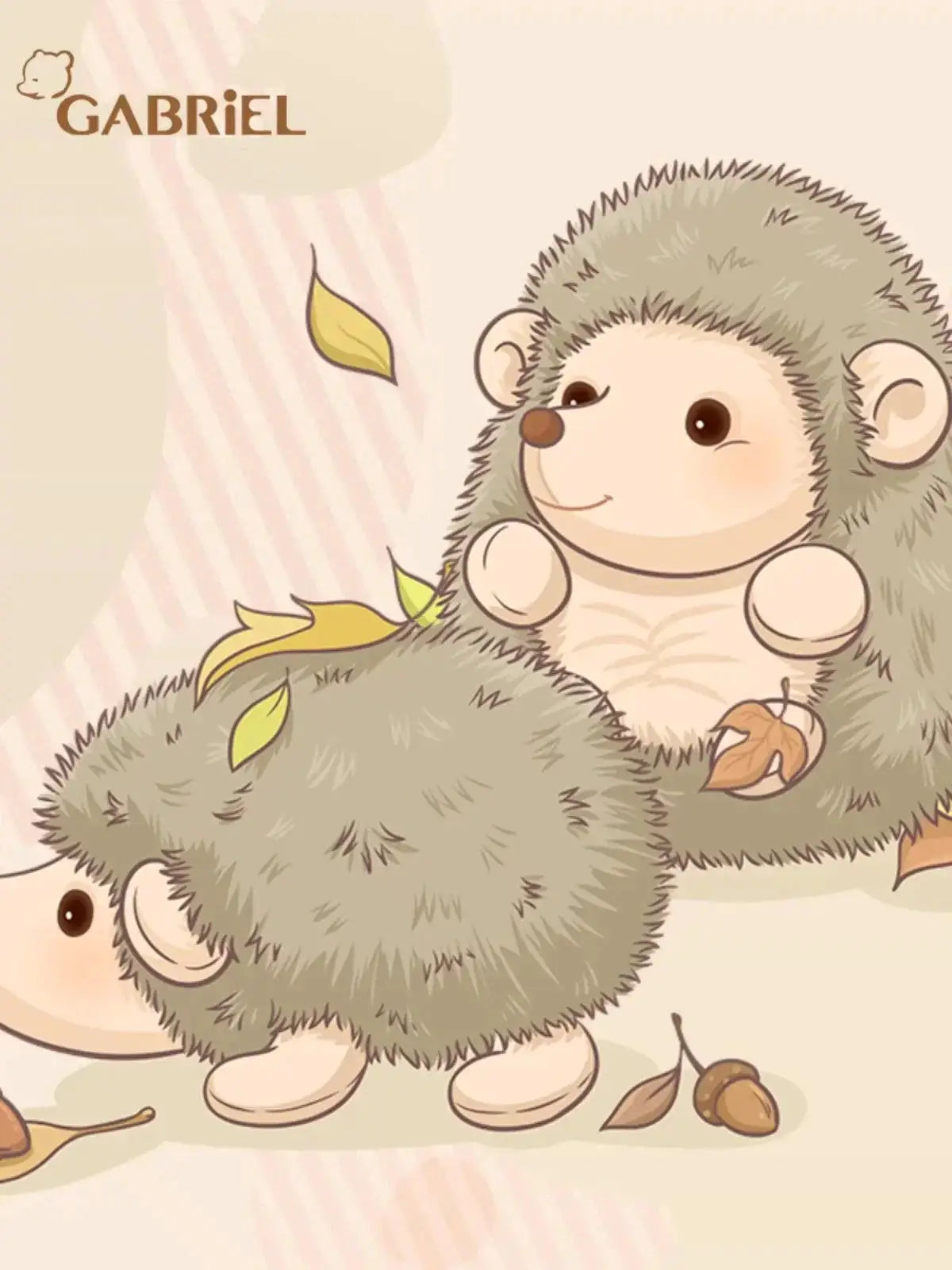 GA Baileys Gabriel Hedgehog Stuffed Toy Pillow Doll Plush